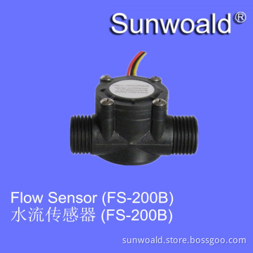 1/2" Hall good quality Water Plastic flow sensor